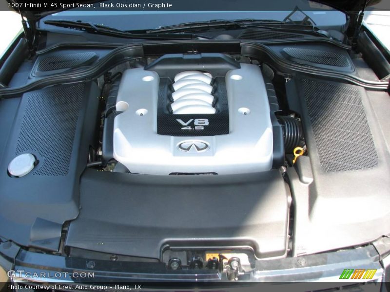 Black Obsidian / Graphite 2007 Infiniti M 45 Sport Sedan