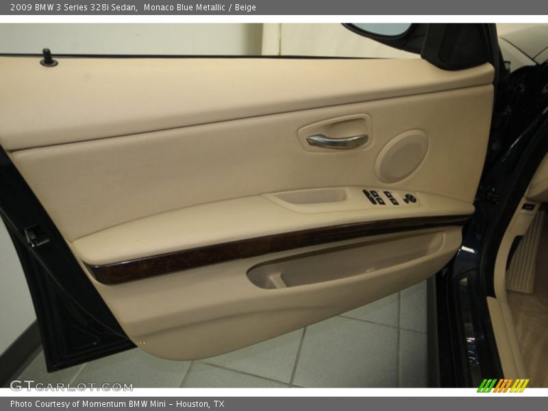 Monaco Blue Metallic / Beige 2009 BMW 3 Series 328i Sedan