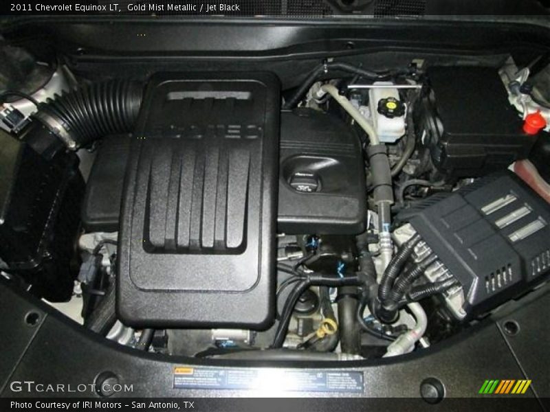 Gold Mist Metallic / Jet Black 2011 Chevrolet Equinox LT
