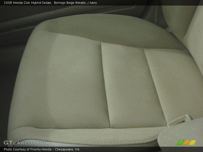 Borrego Beige Metallic / Ivory 2008 Honda Civic Hybrid Sedan