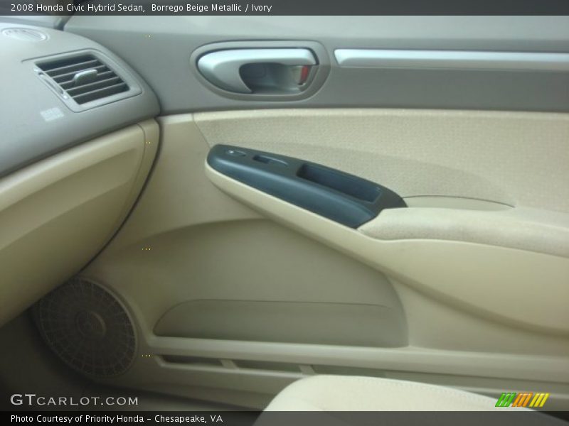 Borrego Beige Metallic / Ivory 2008 Honda Civic Hybrid Sedan