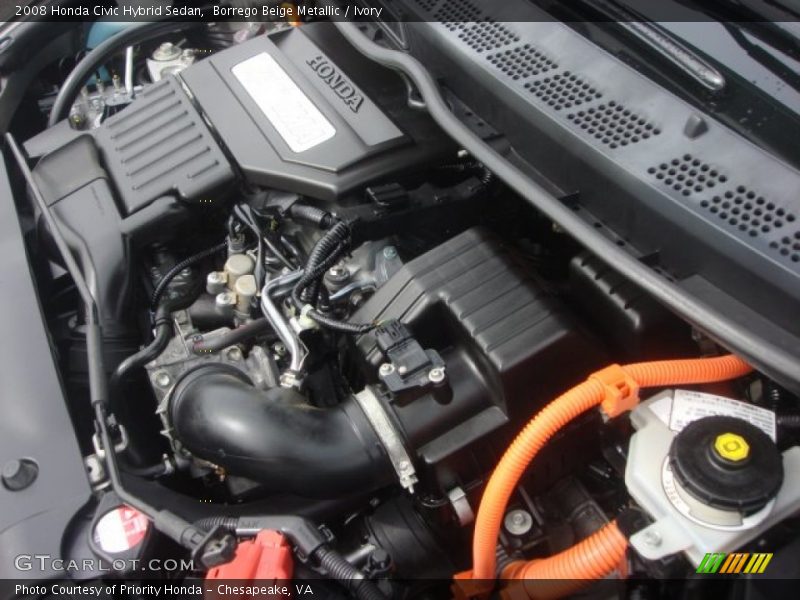  2008 Civic Hybrid Sedan Engine - 1.3L SOHC 8V i-VTEC 4 Cylinder IMA Gasoline/Electric Hybrid