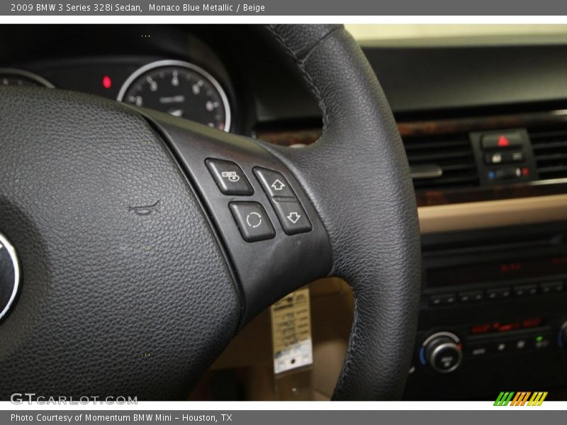 Monaco Blue Metallic / Beige 2009 BMW 3 Series 328i Sedan