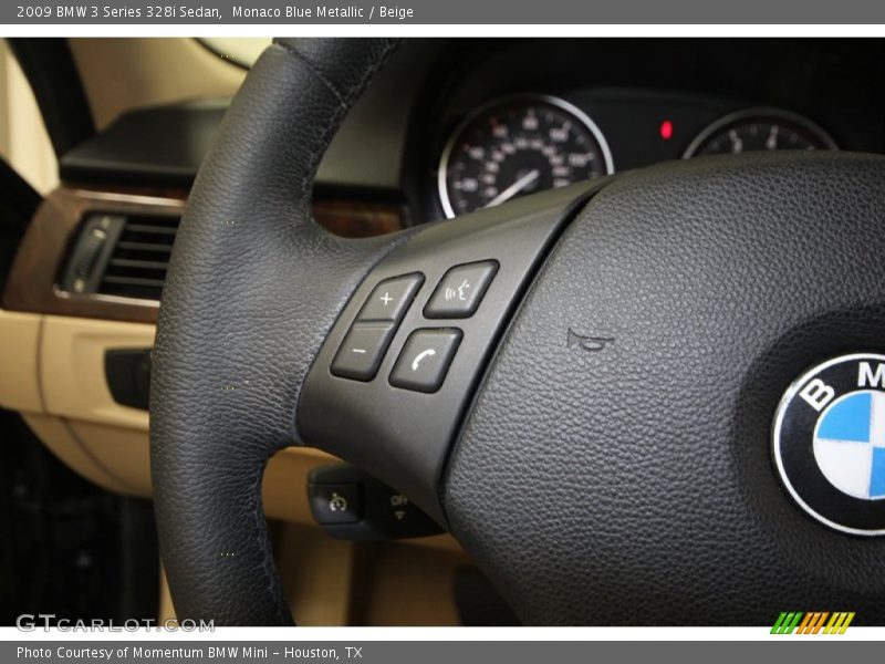 Monaco Blue Metallic / Beige 2009 BMW 3 Series 328i Sedan