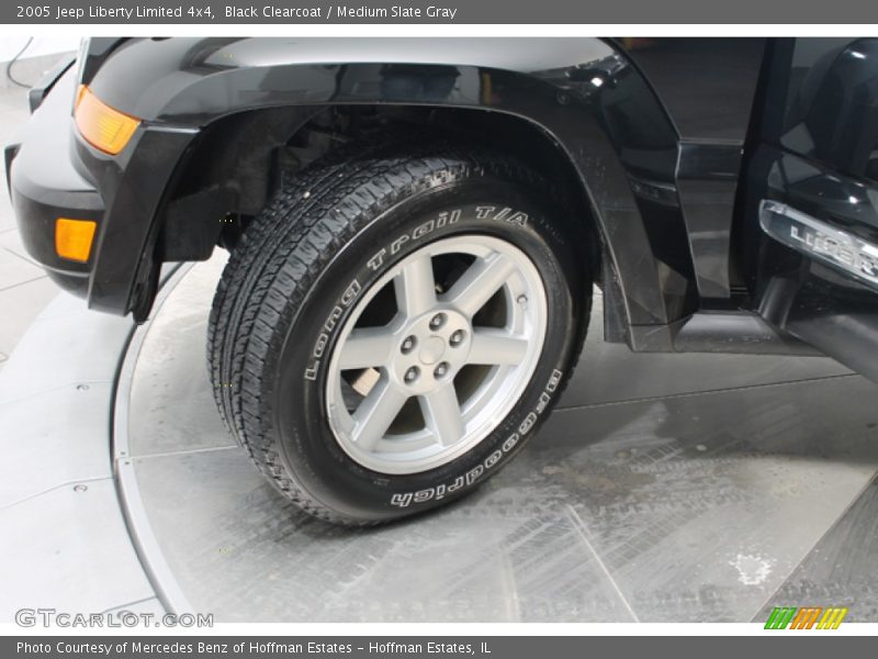 Black Clearcoat / Medium Slate Gray 2005 Jeep Liberty Limited 4x4
