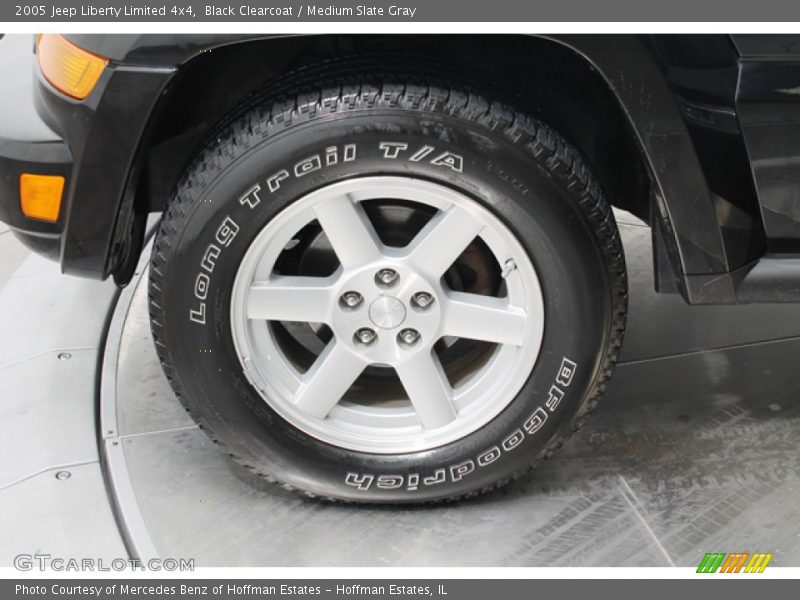 Black Clearcoat / Medium Slate Gray 2005 Jeep Liberty Limited 4x4