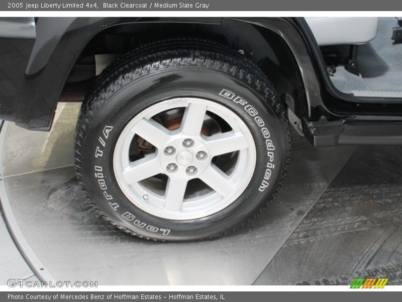 Black Clearcoat / Medium Slate Gray 2005 Jeep Liberty Limited 4x4