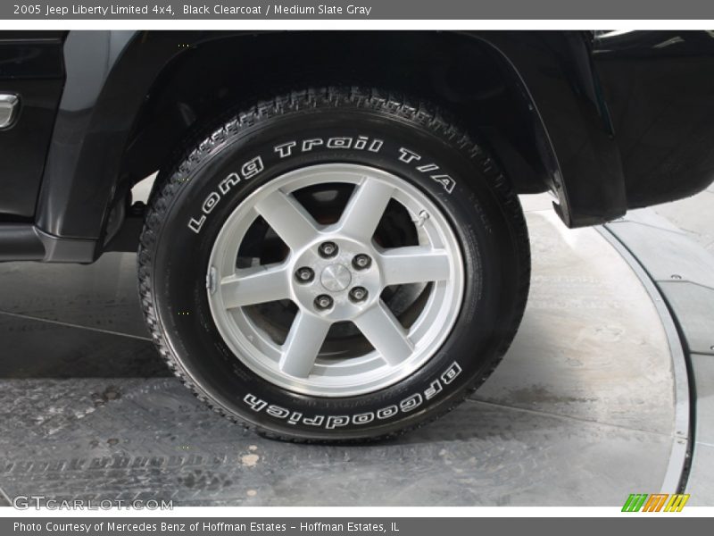 Black Clearcoat / Medium Slate Gray 2005 Jeep Liberty Limited 4x4
