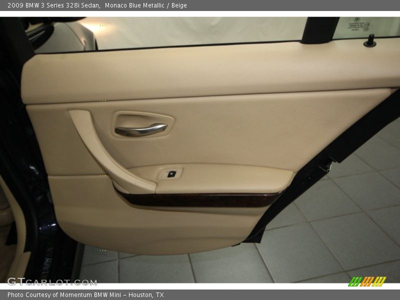 Monaco Blue Metallic / Beige 2009 BMW 3 Series 328i Sedan