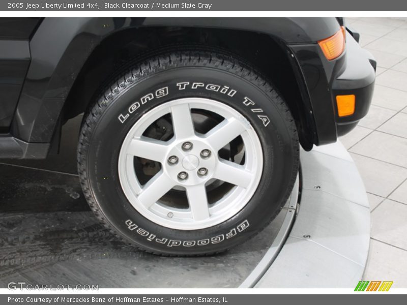 Black Clearcoat / Medium Slate Gray 2005 Jeep Liberty Limited 4x4