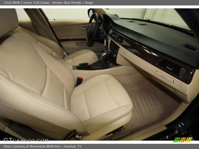 Monaco Blue Metallic / Beige 2009 BMW 3 Series 328i Sedan