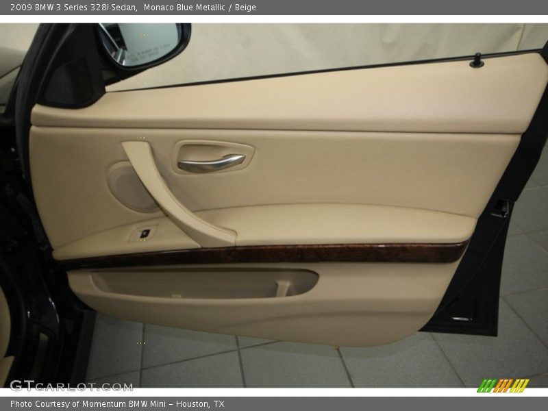 Monaco Blue Metallic / Beige 2009 BMW 3 Series 328i Sedan