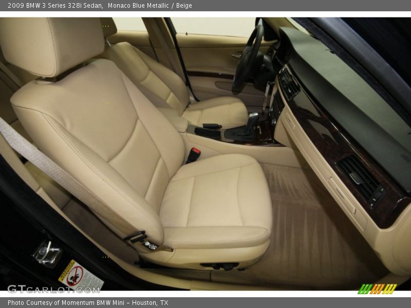 Monaco Blue Metallic / Beige 2009 BMW 3 Series 328i Sedan