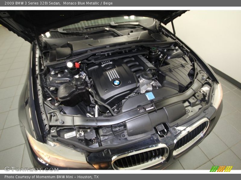 Monaco Blue Metallic / Beige 2009 BMW 3 Series 328i Sedan