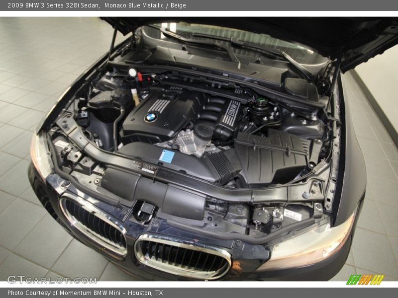 Monaco Blue Metallic / Beige 2009 BMW 3 Series 328i Sedan