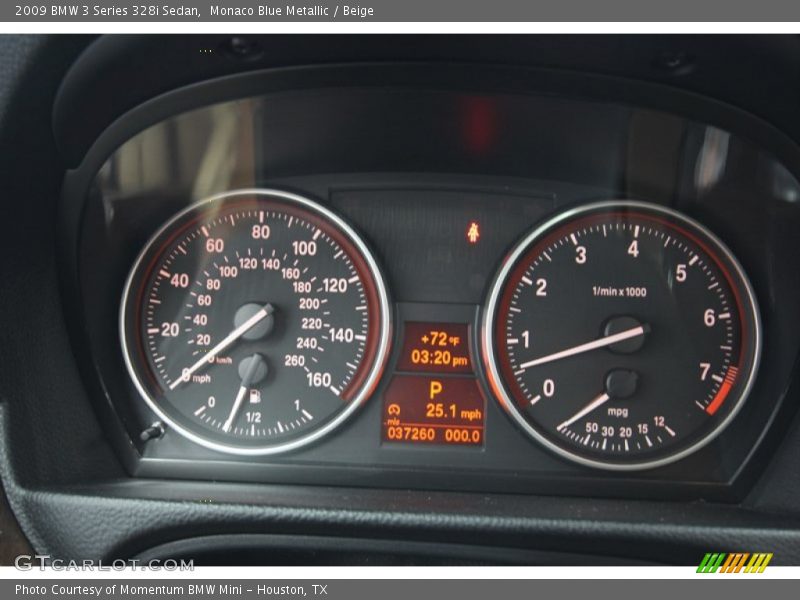 Monaco Blue Metallic / Beige 2009 BMW 3 Series 328i Sedan
