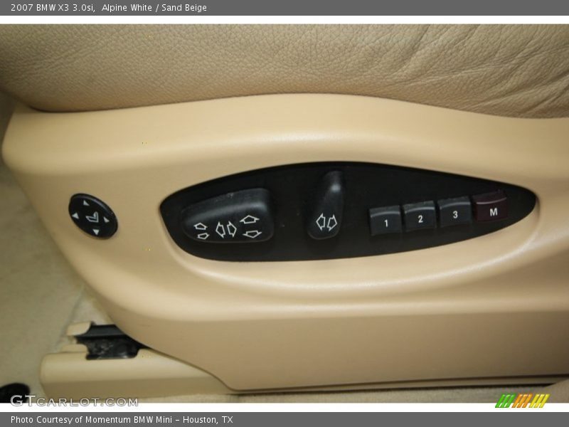 Alpine White / Sand Beige 2007 BMW X3 3.0si