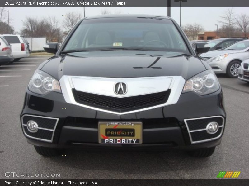 Crystal Black Pearl / Taupe 2012 Acura RDX Technology SH-AWD