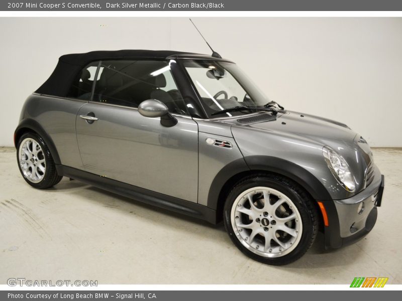 Dark Silver Metallic / Carbon Black/Black 2007 Mini Cooper S Convertible