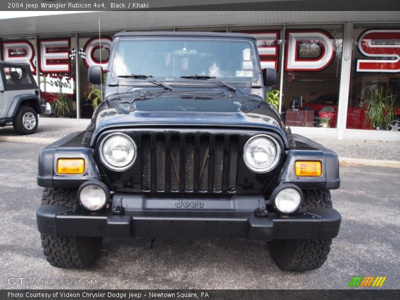 Black / Khaki 2004 Jeep Wrangler Rubicon 4x4