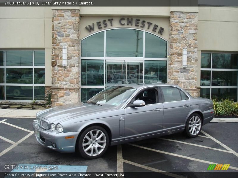 Lunar Grey Metallic / Charcoal 2008 Jaguar XJ XJ8