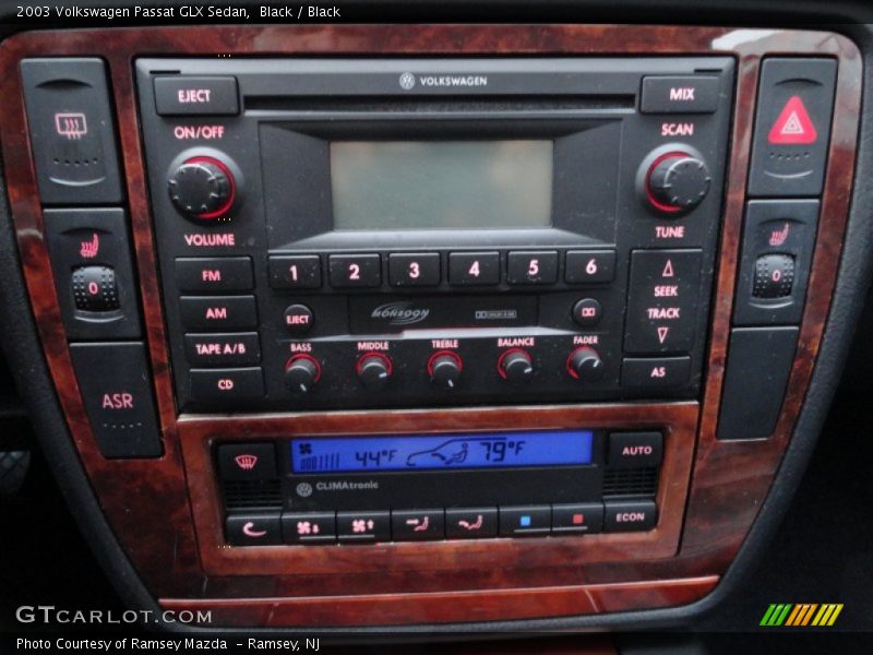 Controls of 2003 Passat GLX Sedan