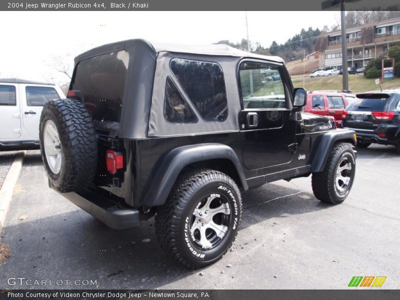 Black / Khaki 2004 Jeep Wrangler Rubicon 4x4