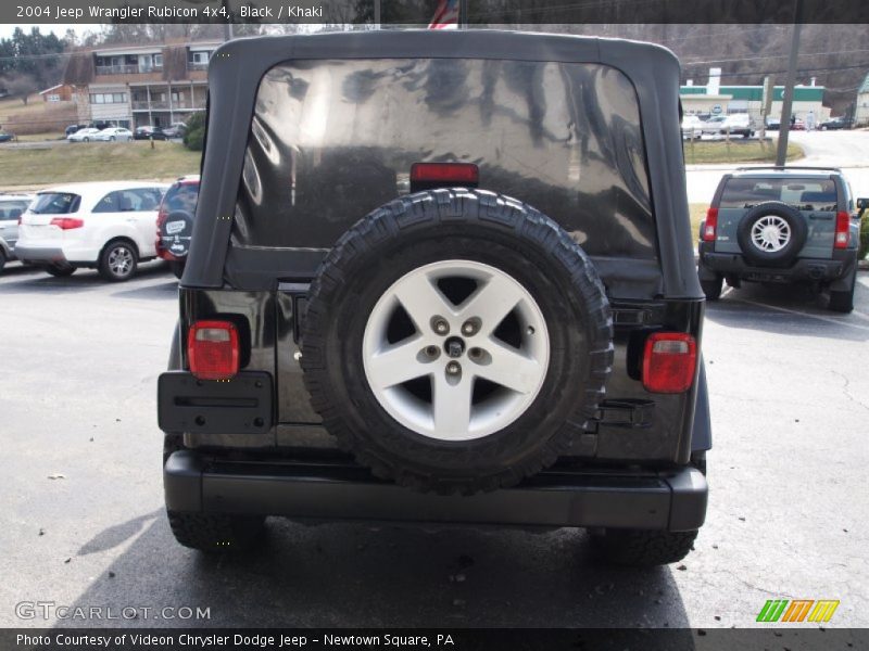 Black / Khaki 2004 Jeep Wrangler Rubicon 4x4