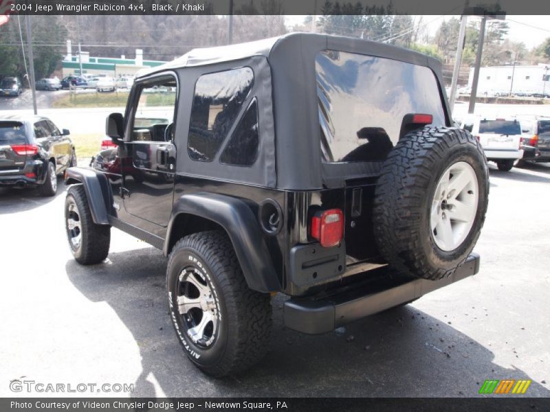 Black / Khaki 2004 Jeep Wrangler Rubicon 4x4