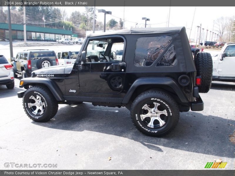 Black / Khaki 2004 Jeep Wrangler Rubicon 4x4