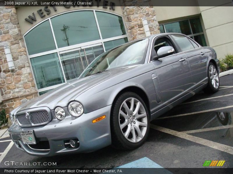 Lunar Grey Metallic / Charcoal 2008 Jaguar XJ XJ8