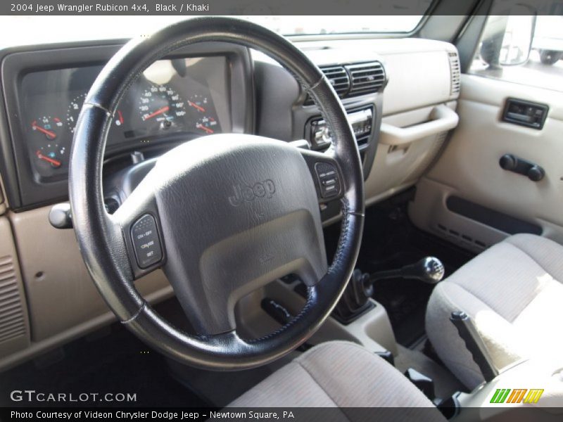 Khaki Interior - 2004 Wrangler Rubicon 4x4 