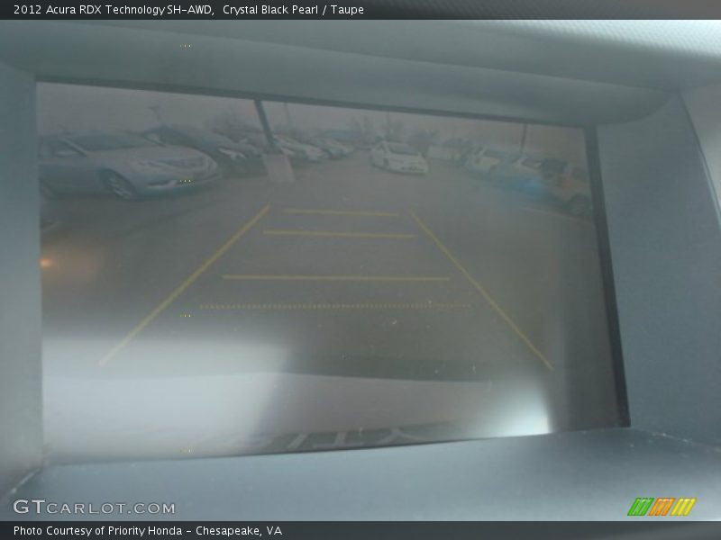 Crystal Black Pearl / Taupe 2012 Acura RDX Technology SH-AWD