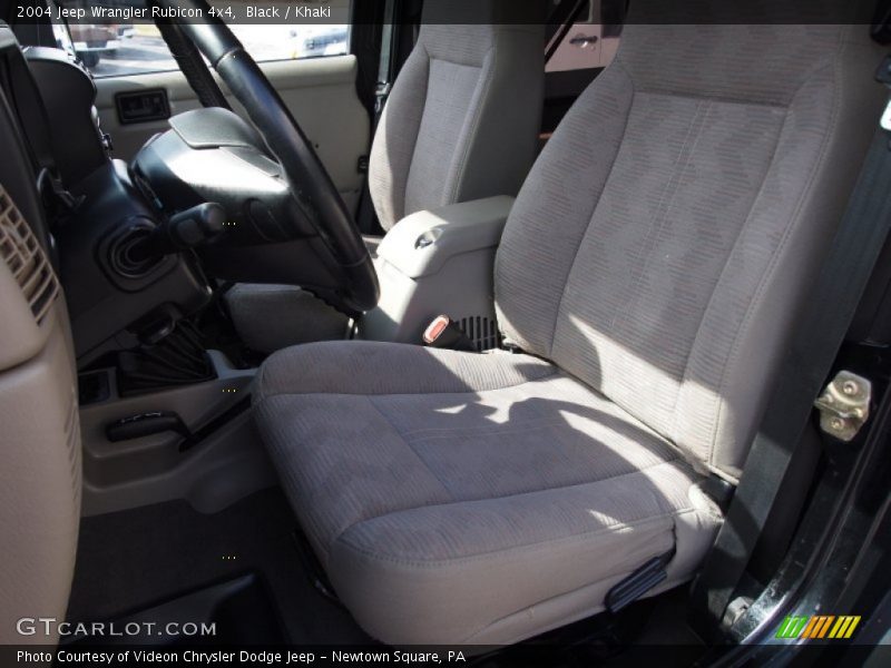 Black / Khaki 2004 Jeep Wrangler Rubicon 4x4