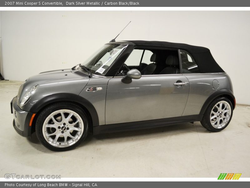 Dark Silver Metallic / Carbon Black/Black 2007 Mini Cooper S Convertible