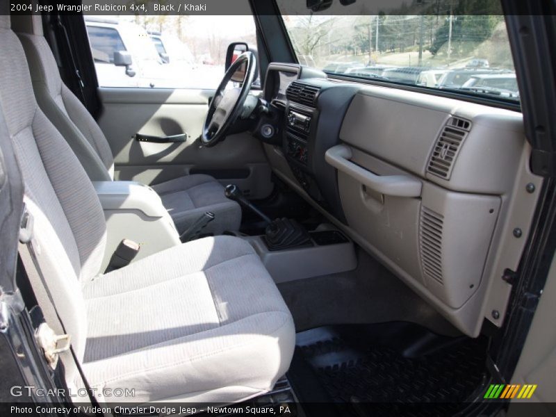 Black / Khaki 2004 Jeep Wrangler Rubicon 4x4