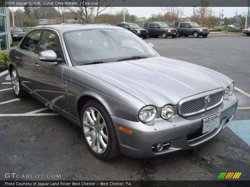 Lunar Grey Metallic / Charcoal 2008 Jaguar XJ XJ8
