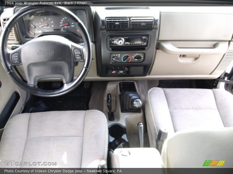 Dashboard of 2004 Wrangler Rubicon 4x4