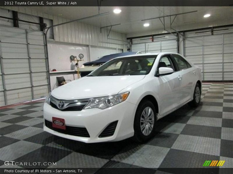 Super White / Ash 2012 Toyota Camry LE