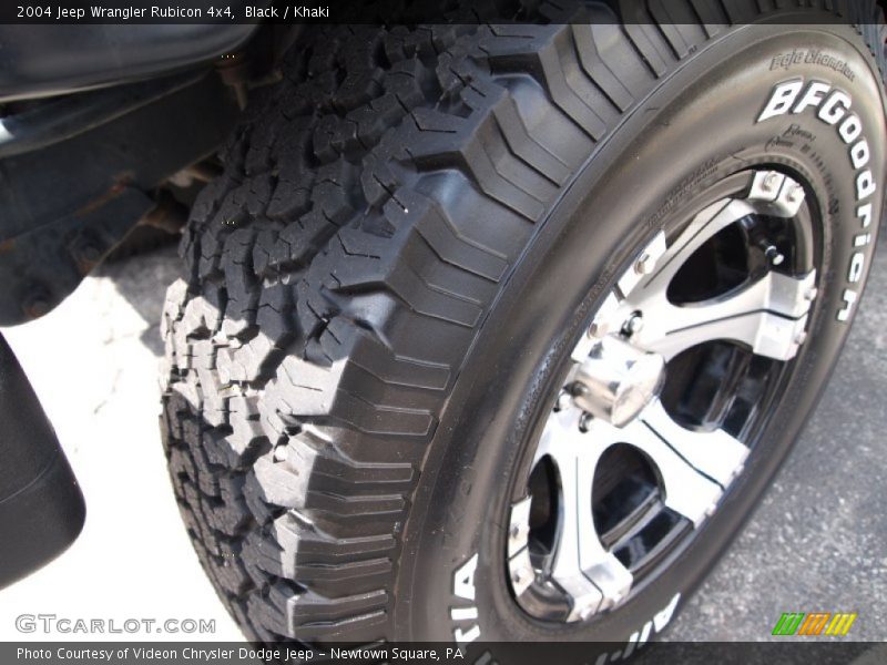 Black / Khaki 2004 Jeep Wrangler Rubicon 4x4