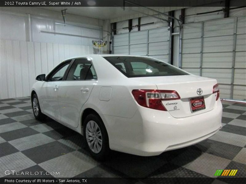Super White / Ash 2012 Toyota Camry LE