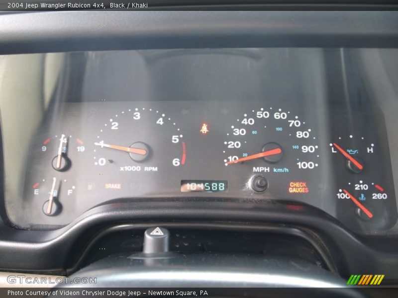  2004 Wrangler Rubicon 4x4 Rubicon 4x4 Gauges