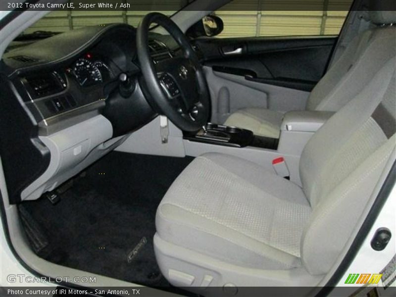 Super White / Ash 2012 Toyota Camry LE