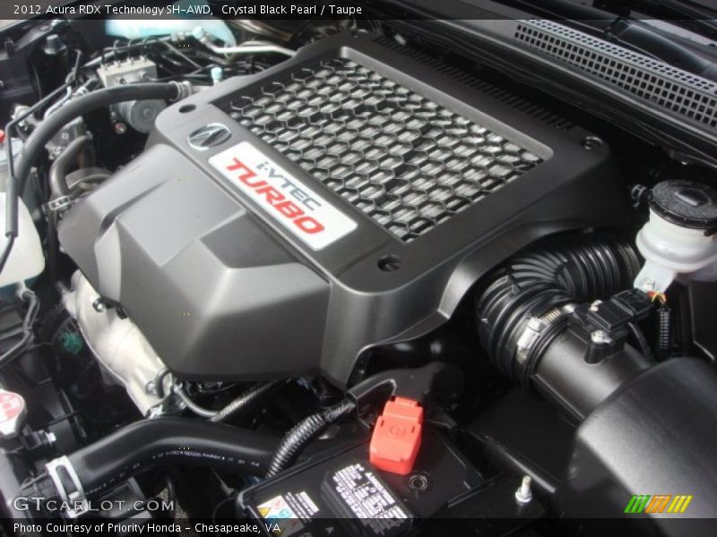Crystal Black Pearl / Taupe 2012 Acura RDX Technology SH-AWD