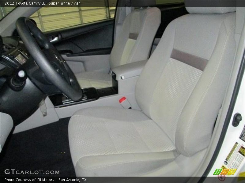 Super White / Ash 2012 Toyota Camry LE