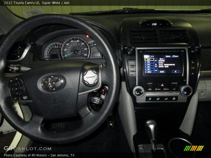Super White / Ash 2012 Toyota Camry LE