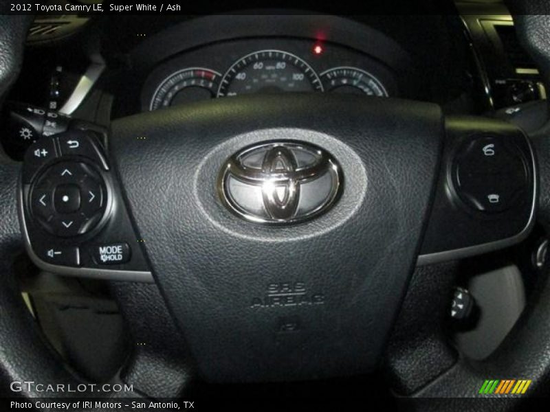 Super White / Ash 2012 Toyota Camry LE