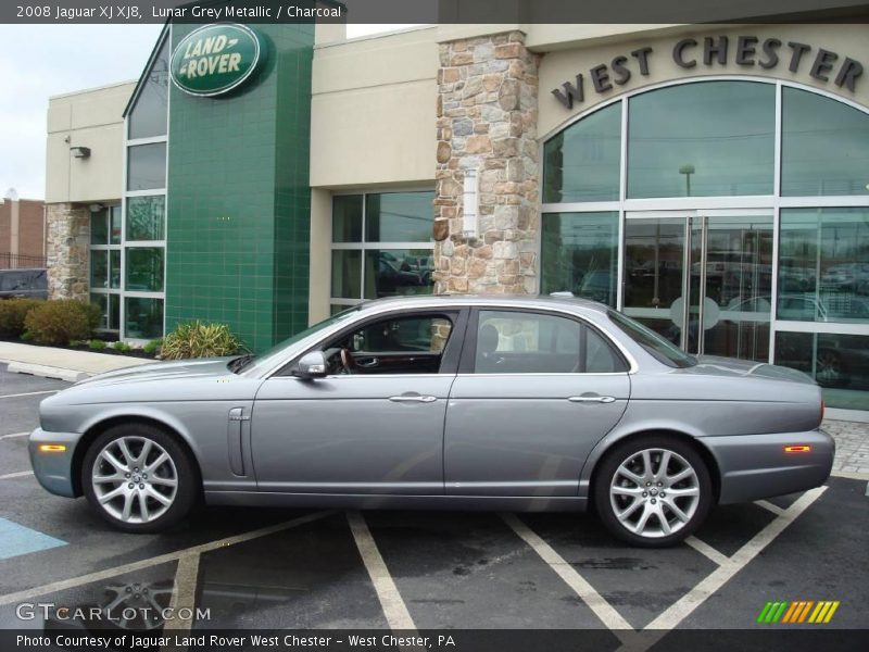 Lunar Grey Metallic / Charcoal 2008 Jaguar XJ XJ8