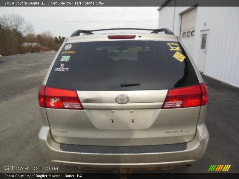 Silver Shadow Pearl / Stone Gray 2004 Toyota Sienna LE