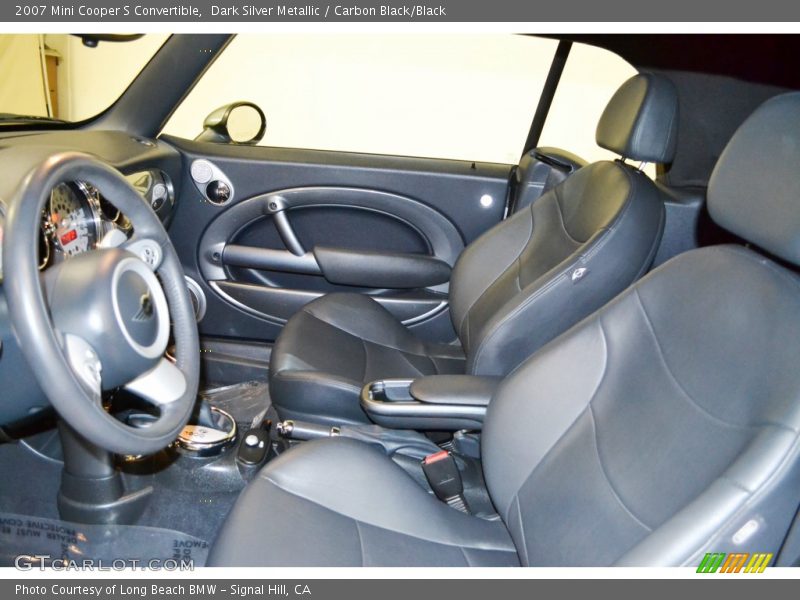 Dark Silver Metallic / Carbon Black/Black 2007 Mini Cooper S Convertible